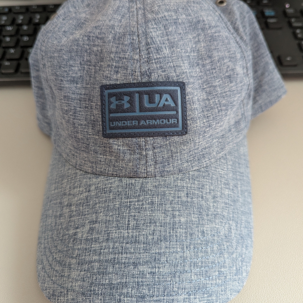 Under Armour Light Blue Heathered UA Patch Hat